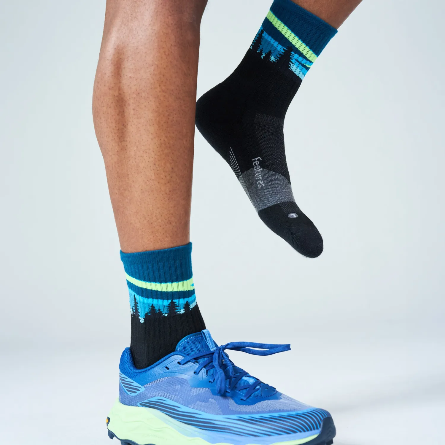 Feetures Trail Max Cushion Mini Crew løpesokker demping