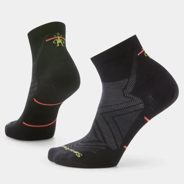Smartwool Run Ankle løpesokker dame svart nulldemping