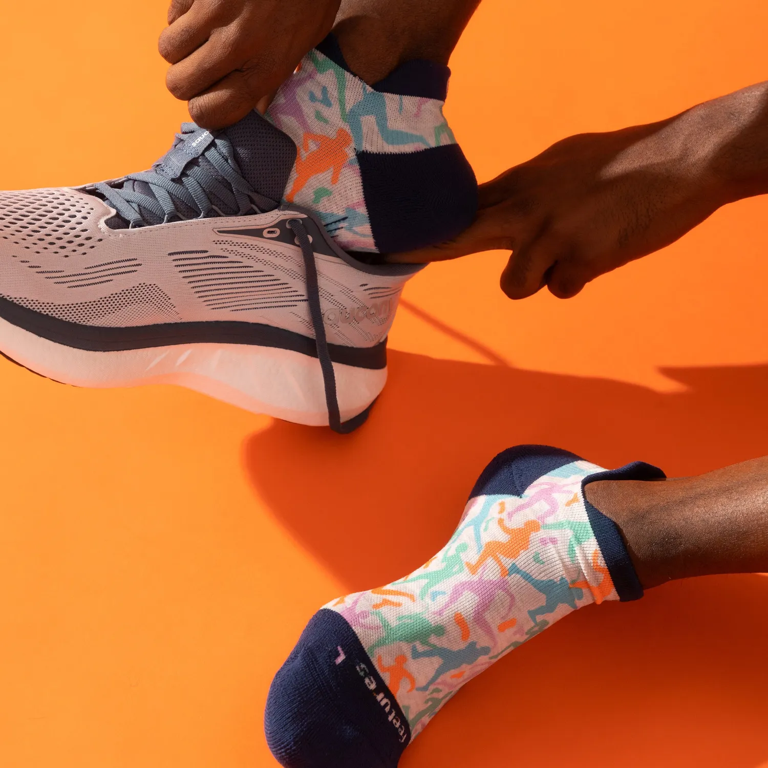 Feetures Elite Light Cushion Tab løpesokker Move as One