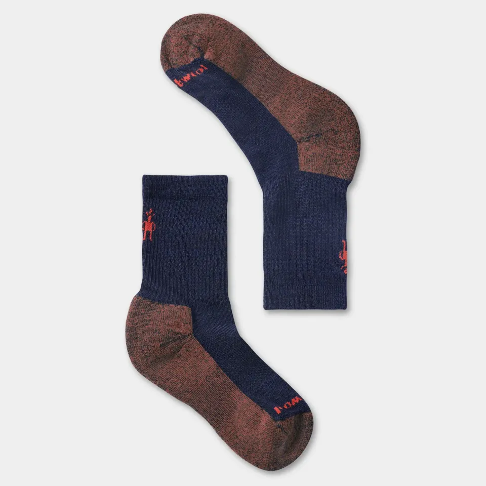 Smartwool Hike Crew sokker barn deep navy lett demping