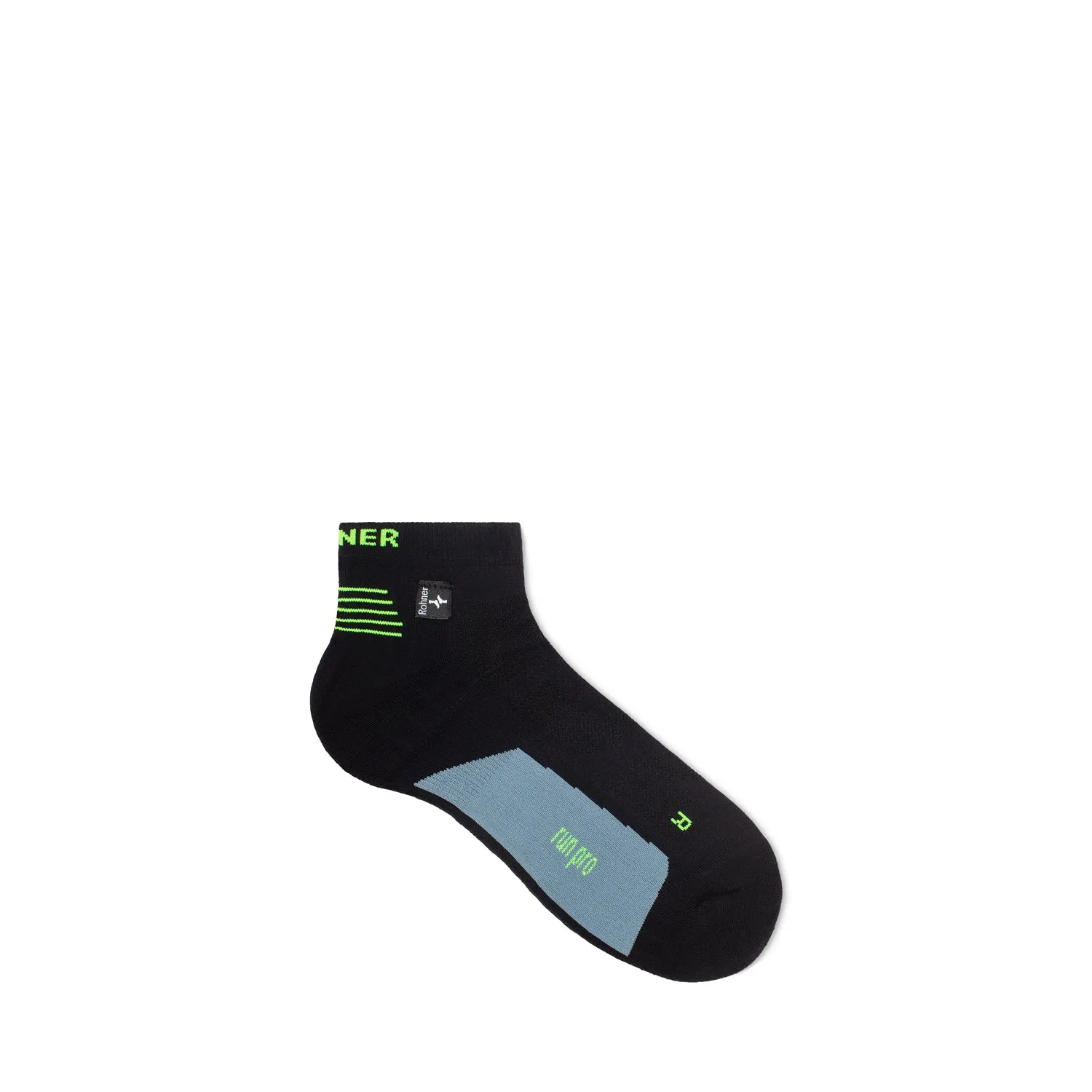 Rohner Run Pro L/R løpesokker svart pustende