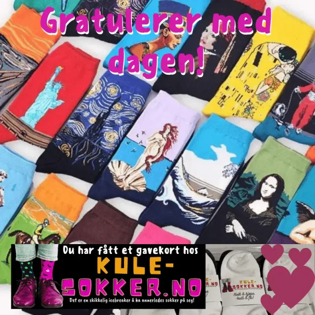 Kule-Sokker gavekort morsom gave til barn