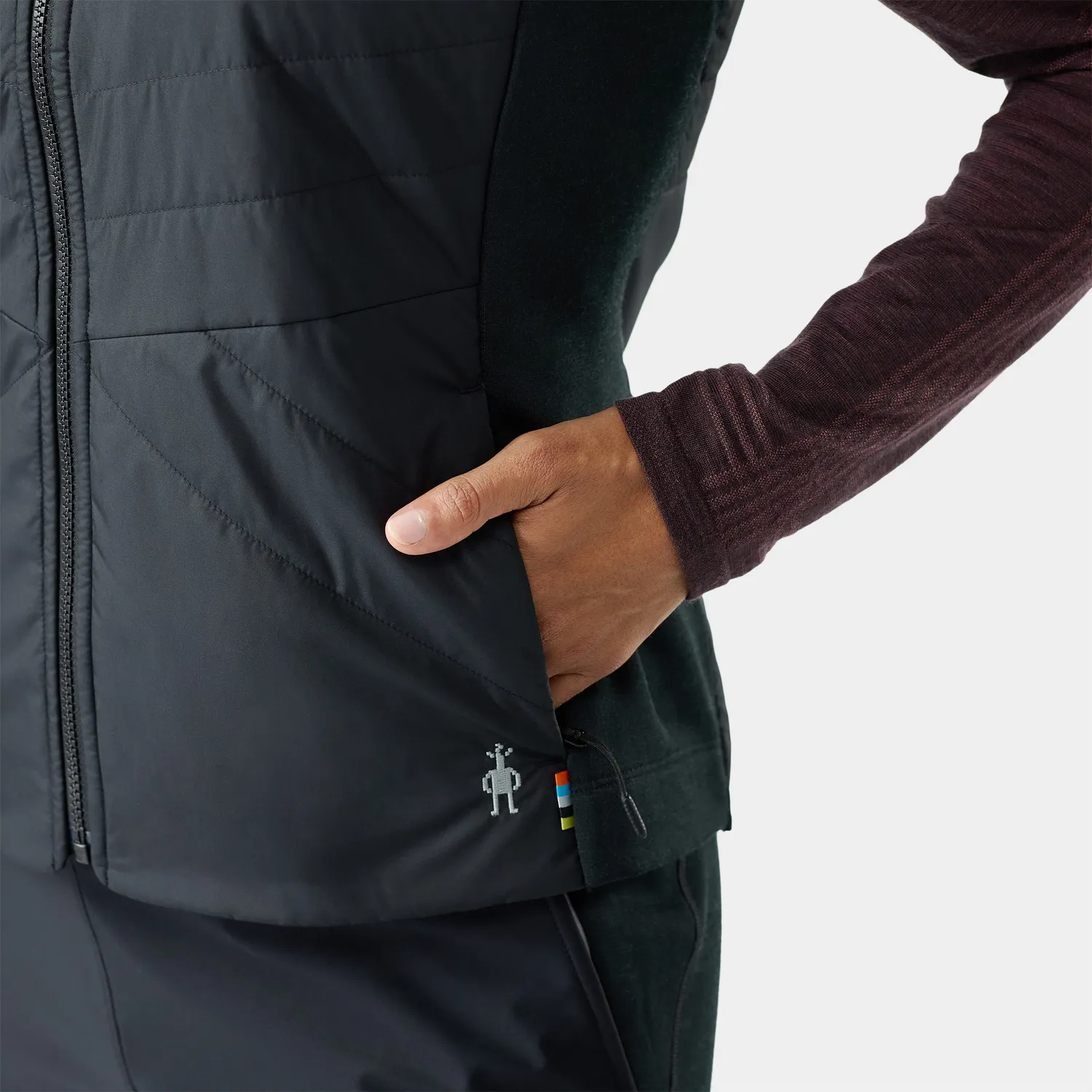 Smartwool Smartloft Vest ullvest svart