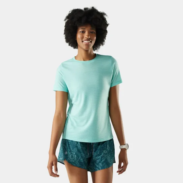 Smartwool Active Mesh Short Sleeve t-skjorte Pacific Blue pustende