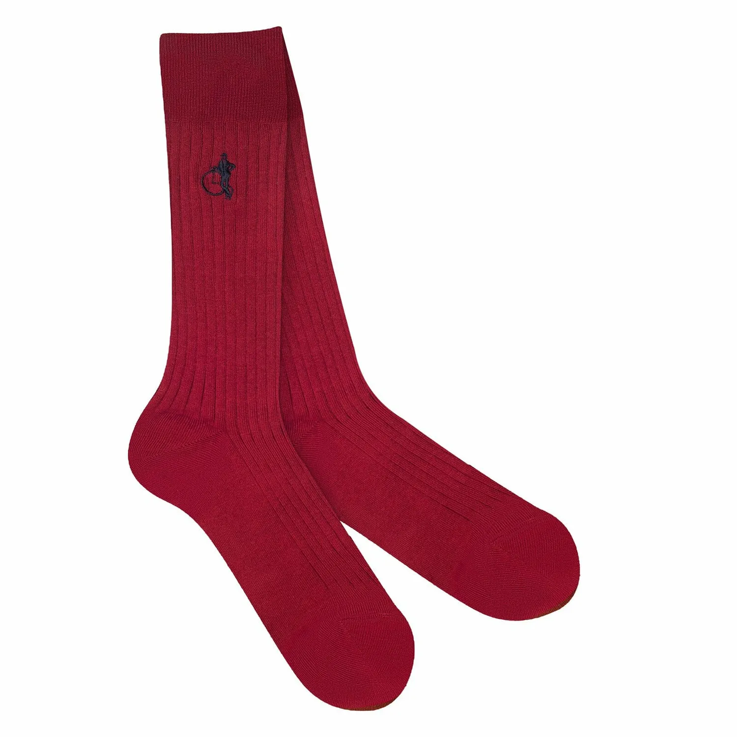 London Sock Company Rich Reds sokker 3-pak rød bomull