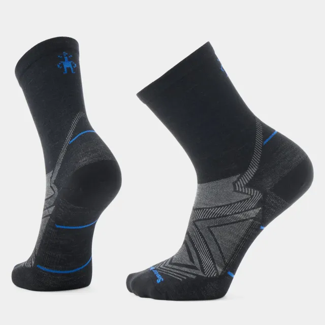 Smartwool Run Mid Crew løpesokker svart ull
