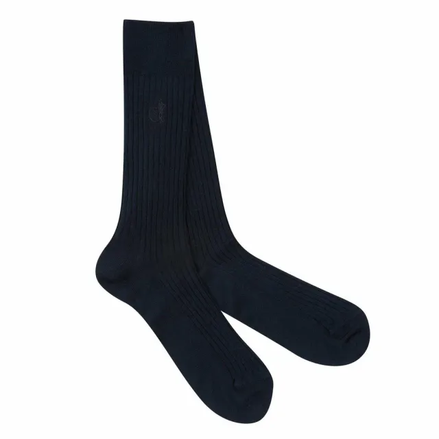 London Sock Company Simply Sartorial sokker marine bomull