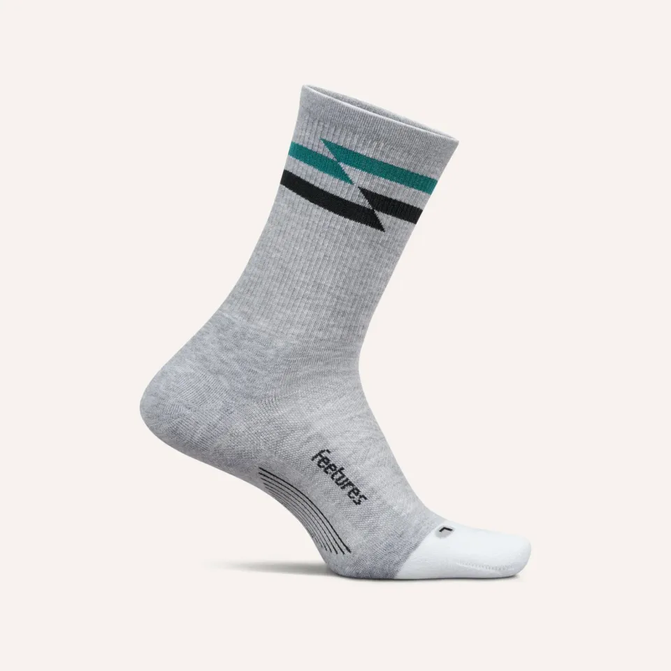 Feetures Elite Max Cushion Mini Crew sokker hvit tykke