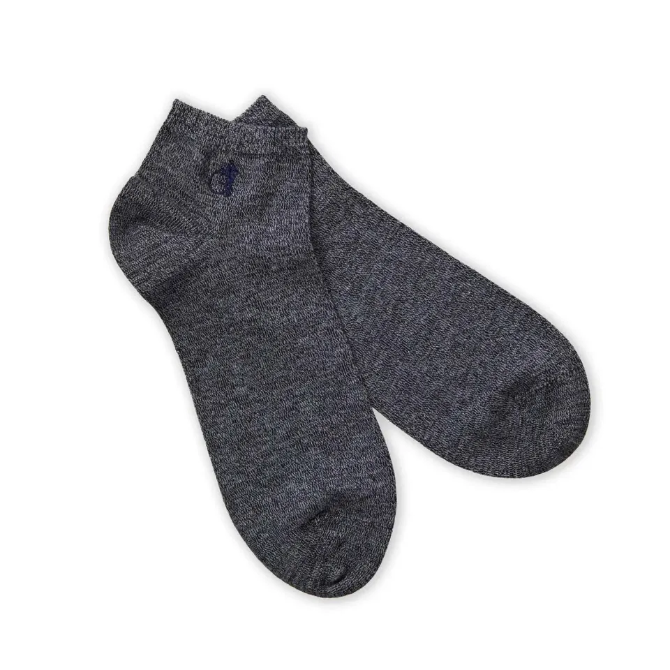 London Sock Company Marl Trainer ankelsokker kjemmet bomull