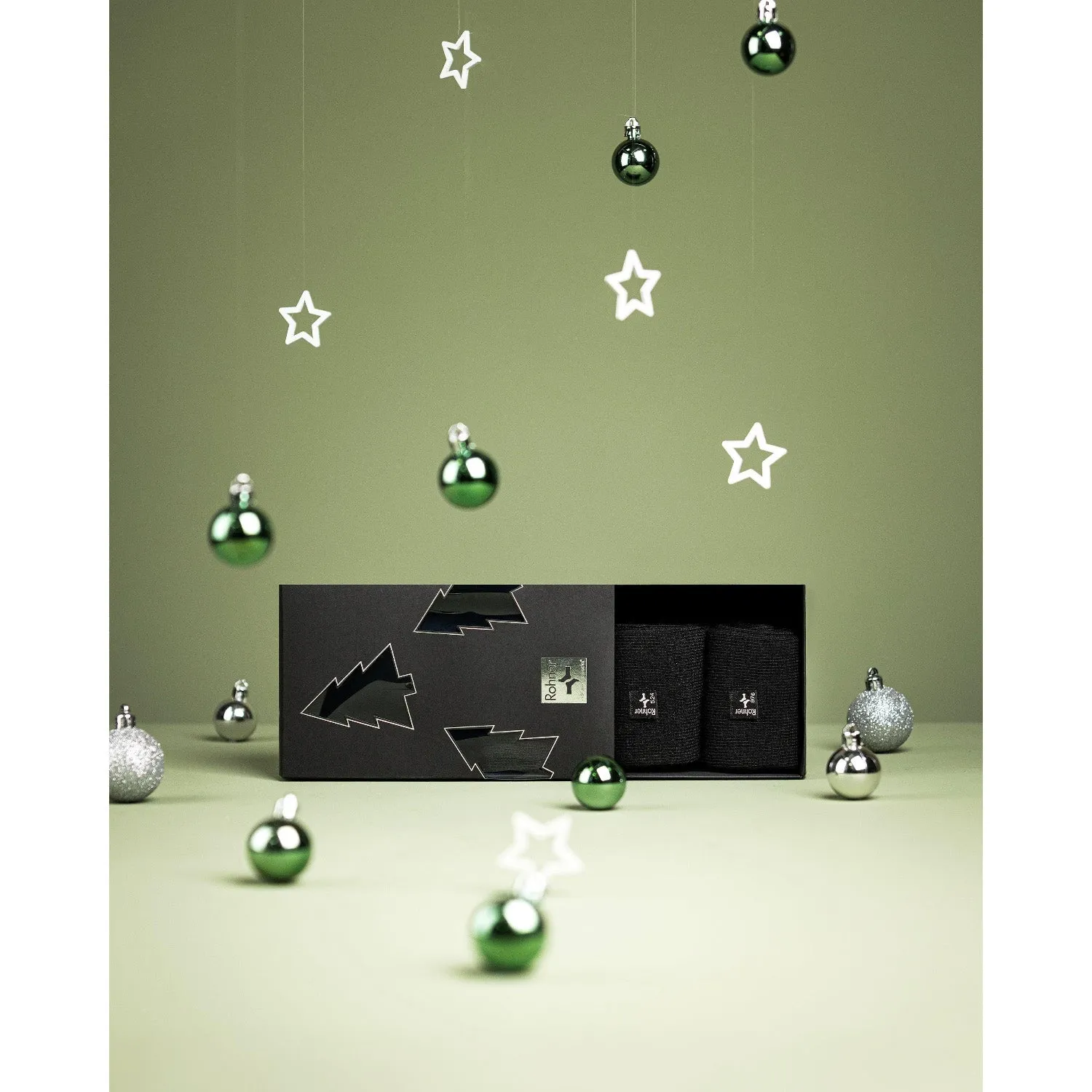 Rohner X-Mas Box SupeR WO herresokker 3-pk