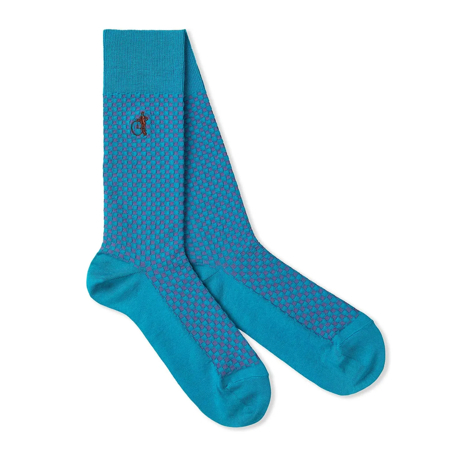 London Sock Company Dash of Class Ocean sokker 6 par blå