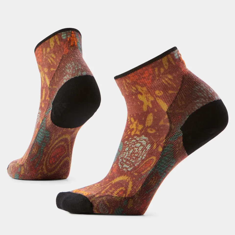 Smartwool Bike Paisley Print ankelsokker Picante sykkel