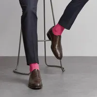 London Sock Company Simply Sartorial Pink sokker rosa bomull