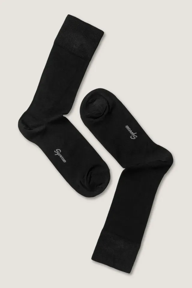 Note By Syversen Bamboo Crew Sock herresokker svart bambus