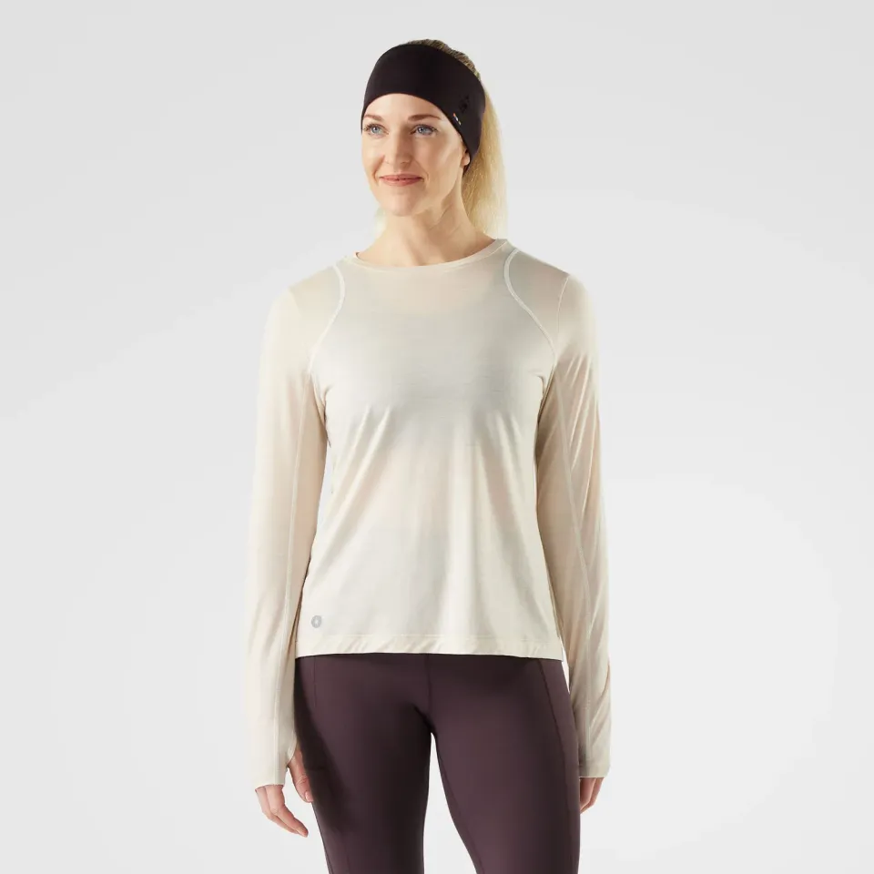Smartwool Active Long Sleeve treningsgenser Almond merinoull