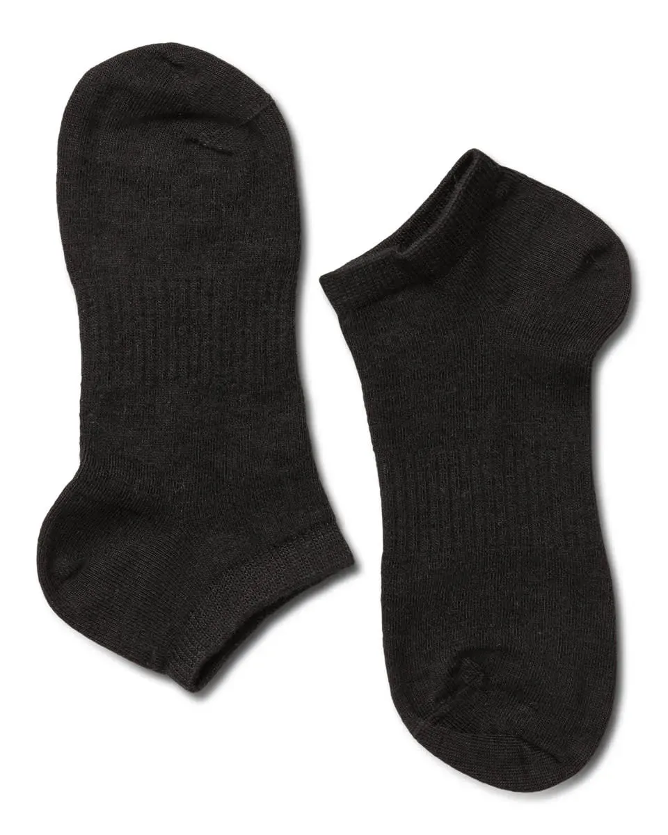 Note By Syversen Wool Liner sneakersokker sort ull