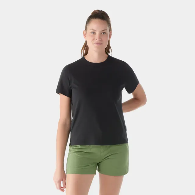 Smartwool Perfect Crew T-skjorte Dame Svart Ull
