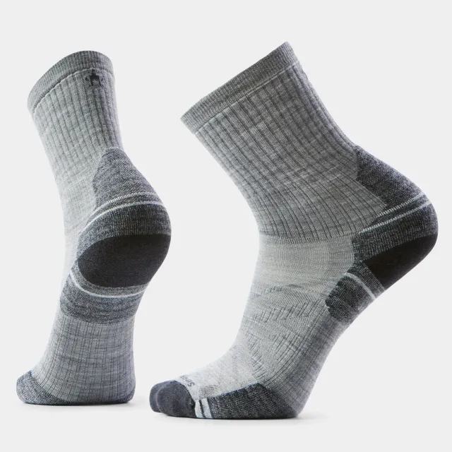 Smartwool Hike Mid Crew tursokker lysegrå merino