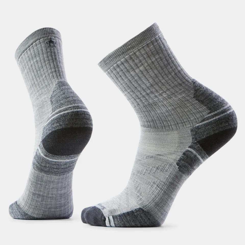 Smartwool Hike Mid Crew tursokker lysegrå merino