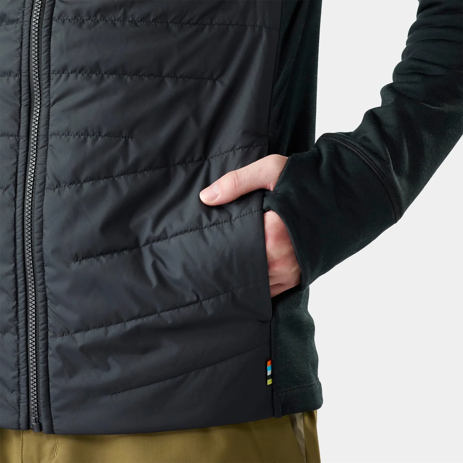 Smartwool Smartloft Hybrid jakke svart resirkulert ull