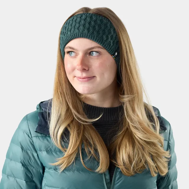 Smartwool Fleece Lined pannebånd dusty teal ull