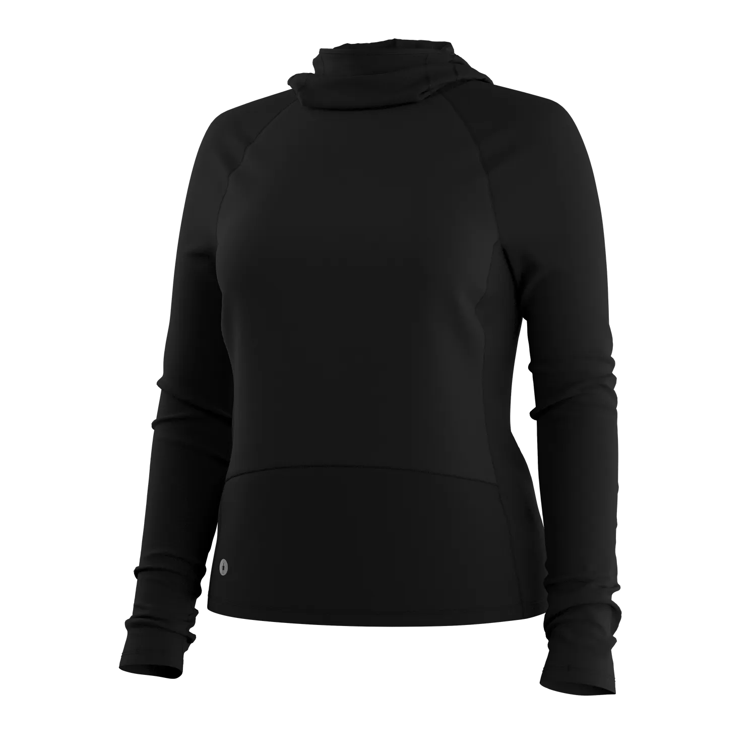 Smartwool Active Fleece Wind Hoodie hettegenser svart vindtett
