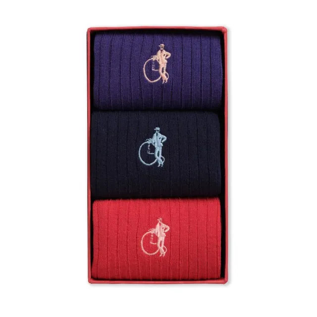 London Sock Company Fresh Pop 3-pack sokker fargerik