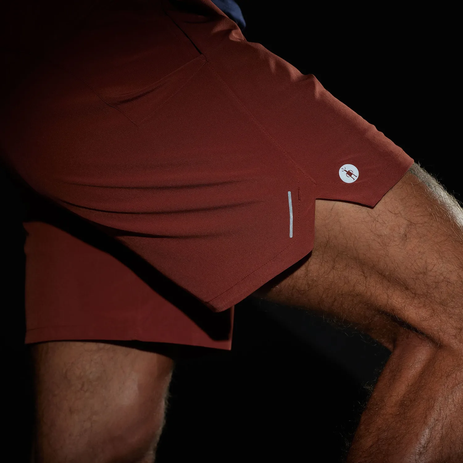 Smartwool Active Lined 7" treningsshorts brun L merino