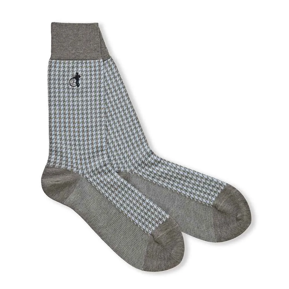 London Sock Company Houndstooth Pastels sokker 3-pack pastell