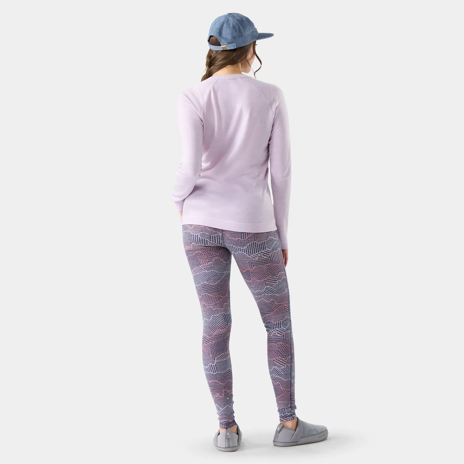 Smartwool Classic Thermal Base Layer Crew ulltrøye merino lavender sky