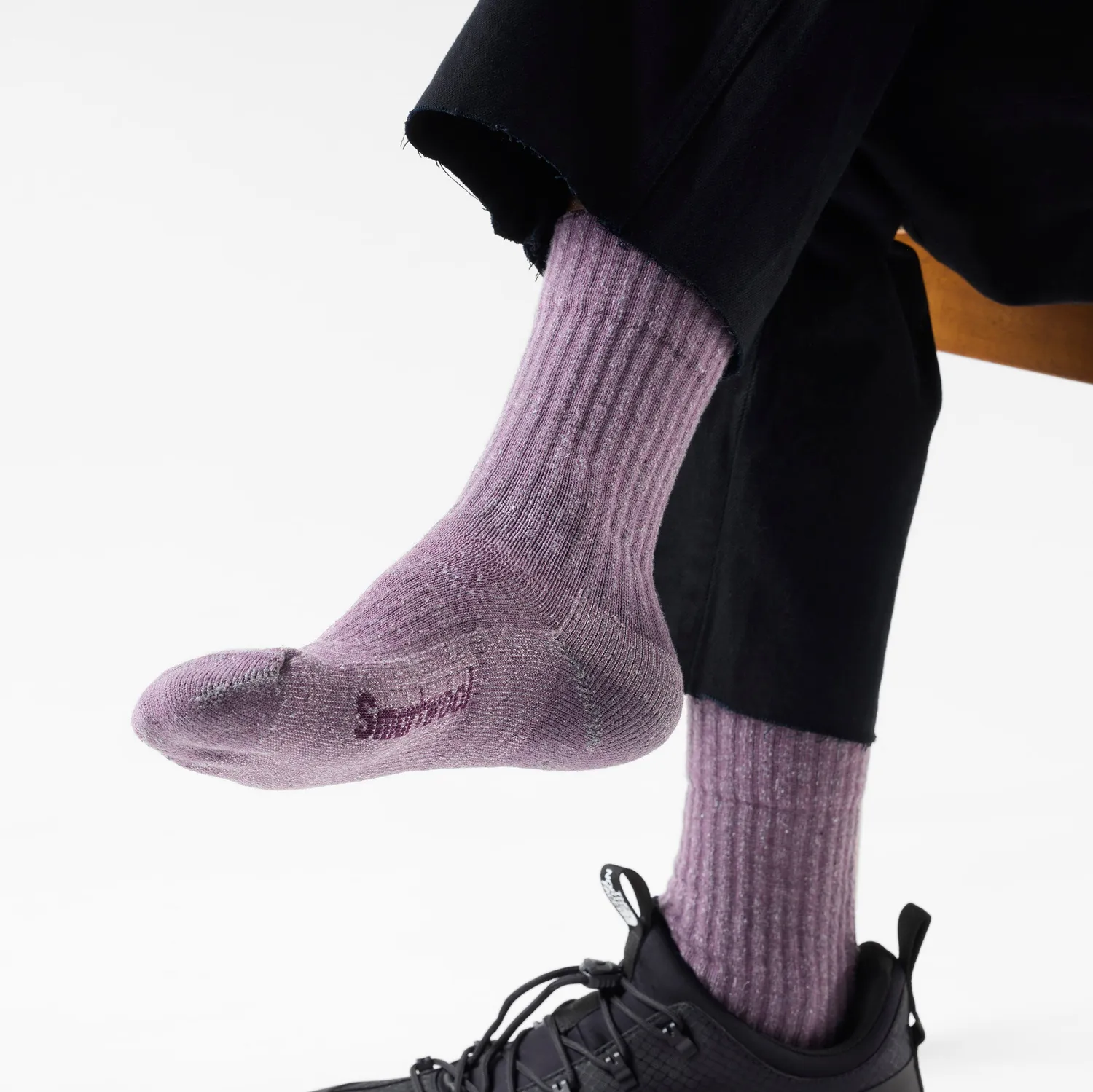 Smartwool Hike Classic Edition Crew sokker purple dawn