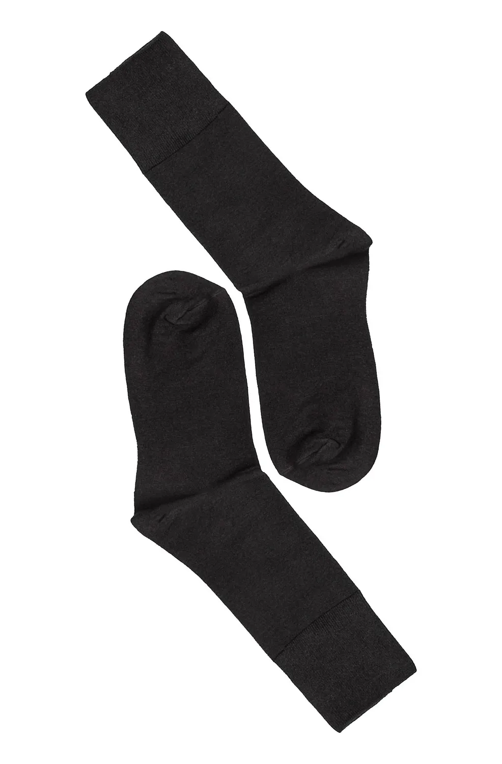 Note Bamboo Comfort Top sokker svart 3pk myk