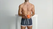 Rohner Delphine boxershorts bomull Fleur de Lys