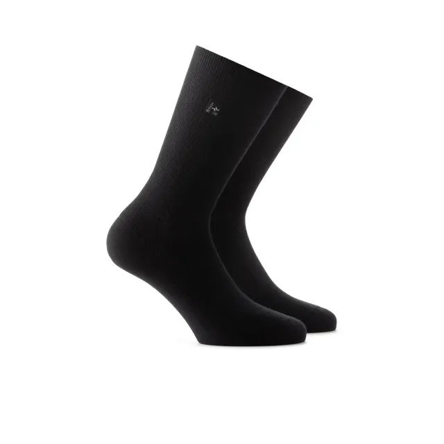 Rohner SupeR Organic Cotton sokker svart 39-40 økologisk bomull