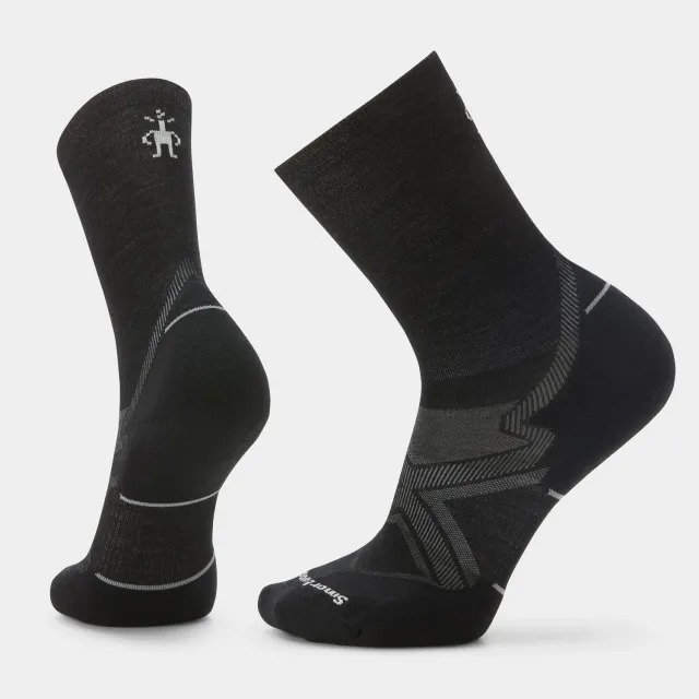 Smartwool Run Cold Weather Crew løpesokker svart M ull