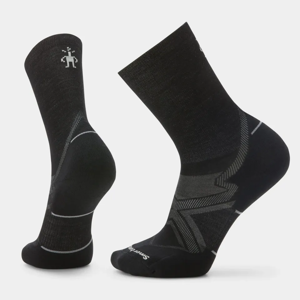 Smartwool Run Cold Weather Crew løpesokker svart M ull