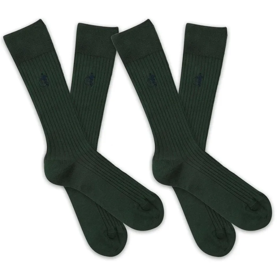 London Sock Company Simply Sartorial sokker 2-pack grønn