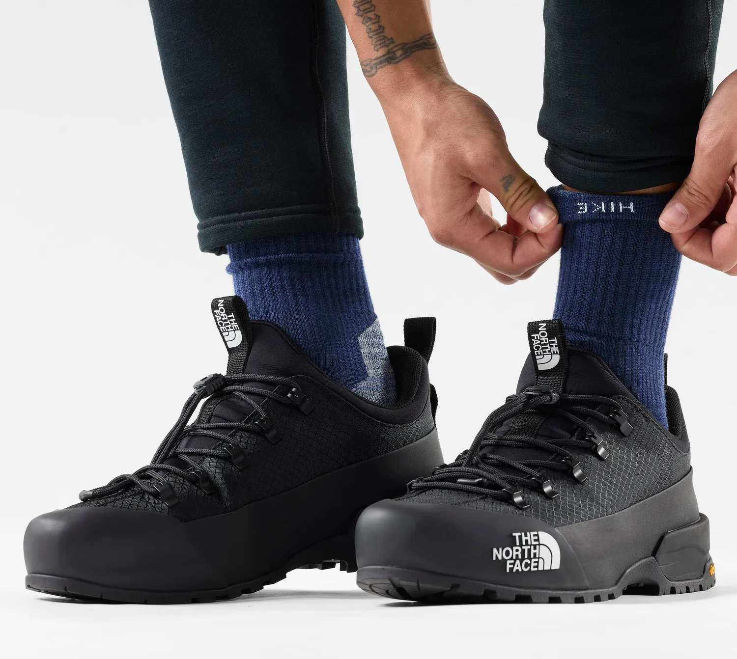 Smartwool Hike Crew tursokker deep navy slitesterke