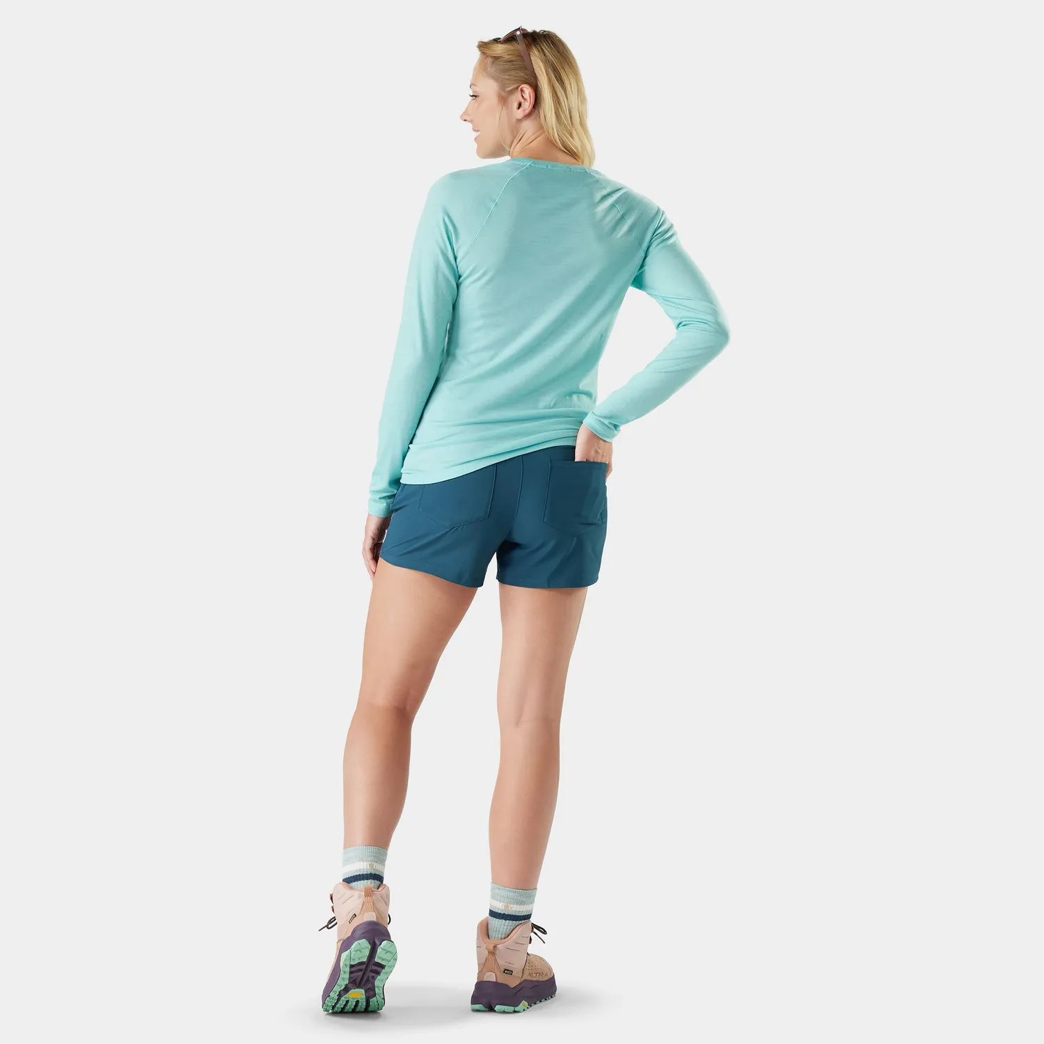 Smartwool Classic All-Season ulltrøye pacific blue dame