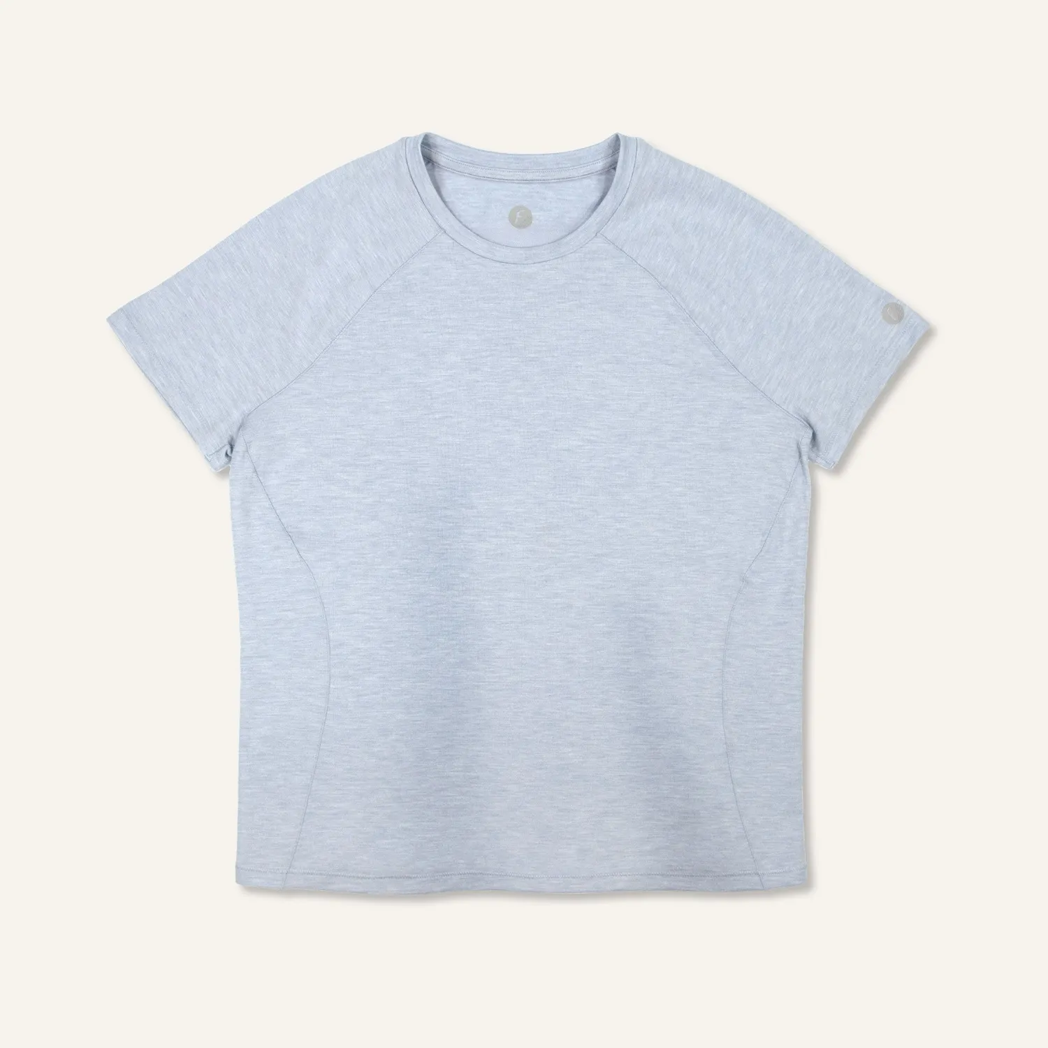 Feetures Stride Flex Performance t-skjorte dame hvit