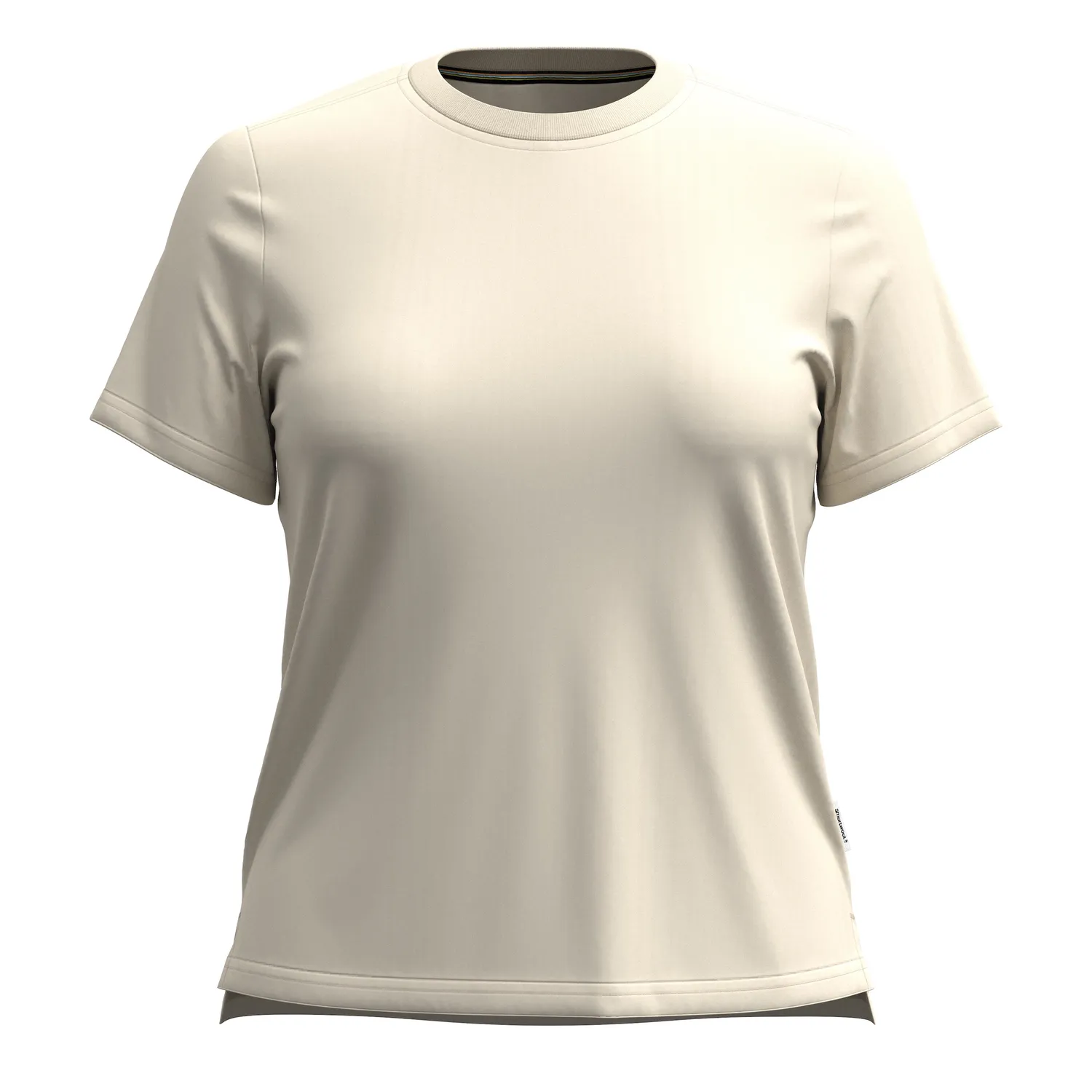 Smartwool Perfect Crew Short Sleeve Tee Almond bomull