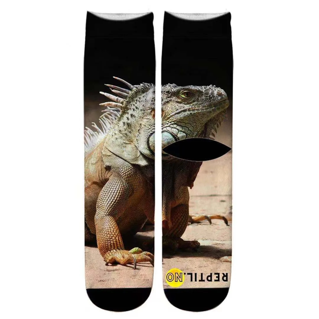 Kule-Sokker Reptil 3D sokker onesize