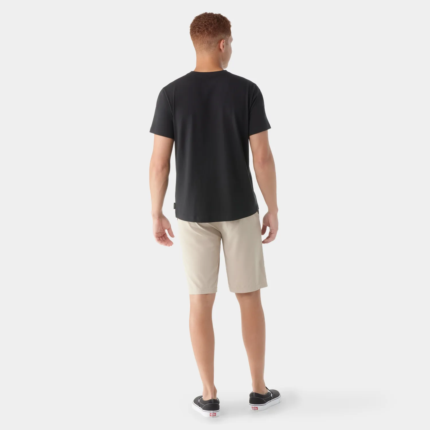 Smartwool Perfect Crew t-skjorte Black bomull herre