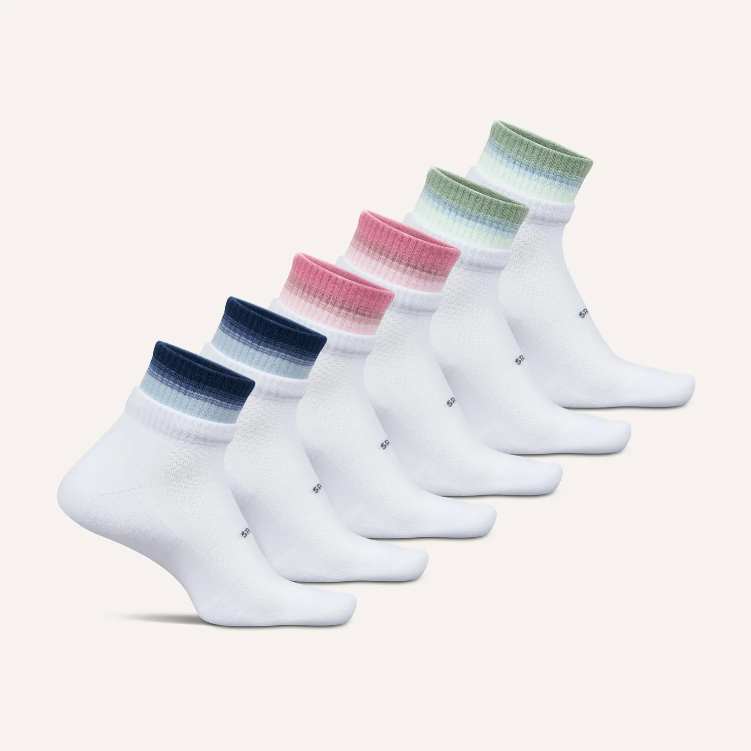 Feetures High Performance Max Cushion Stacked Quarter 6-pack