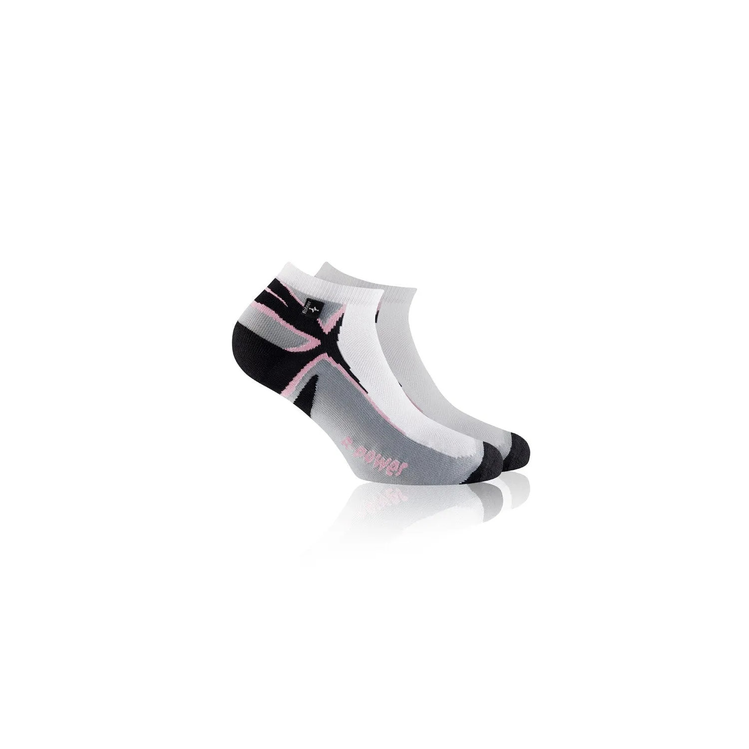 Rohner R-Power l/r løpesokker neongul 39-41