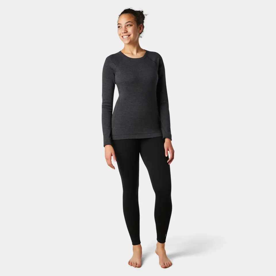 Smartwool Classic Thermal Base Layer Crew ulltrøye charcoal heather