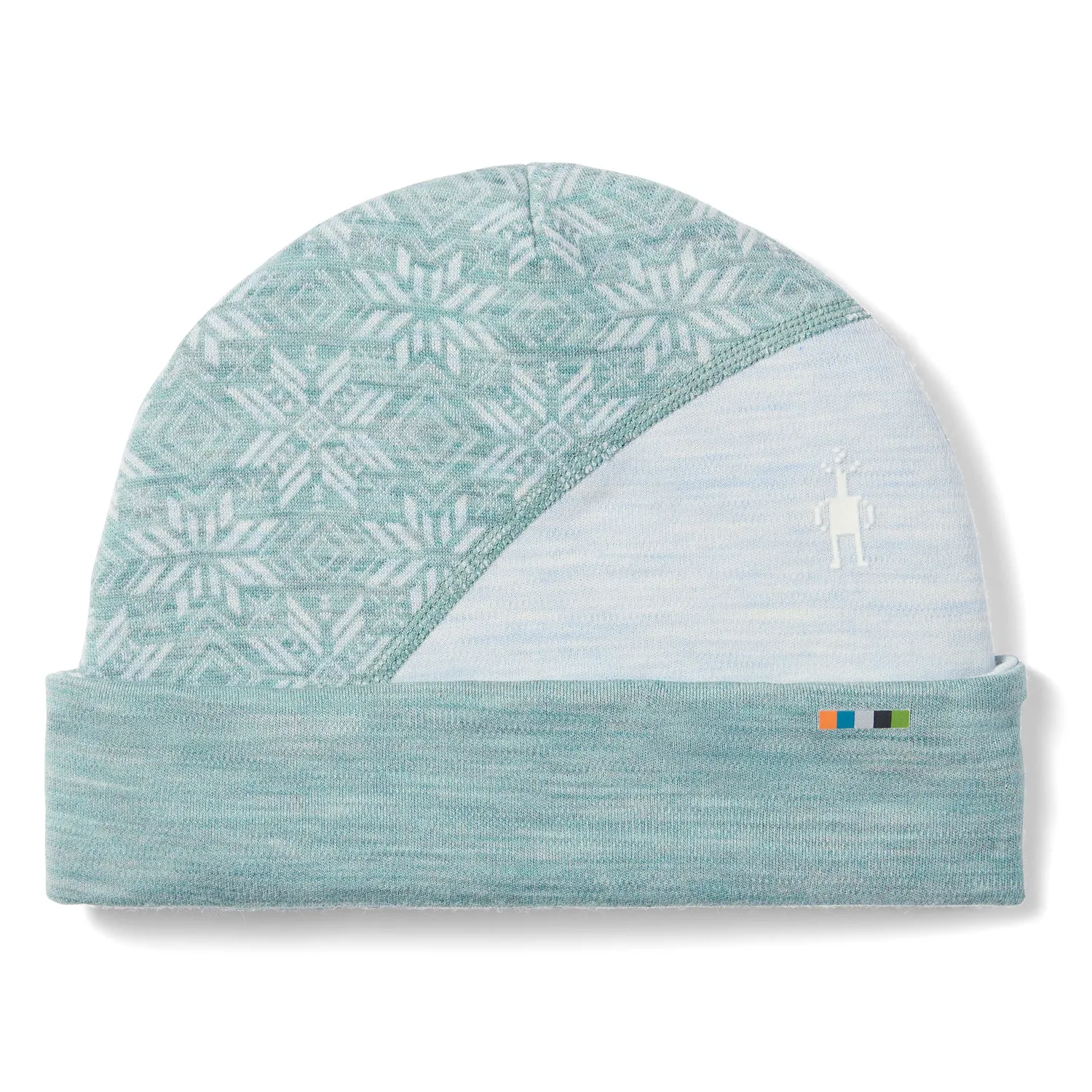 Smartwool Thermal Merino Colorblock lue arctic green varm