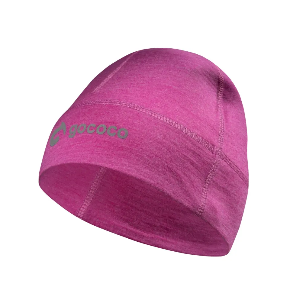 Gococo løpelue merinoull rosa tynn