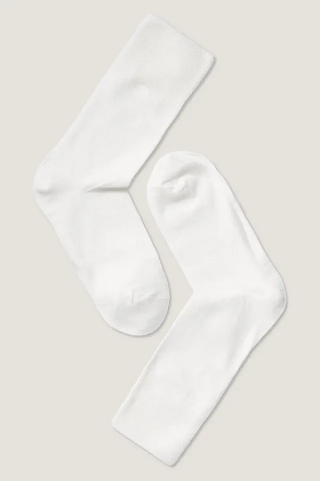 Note by Syversen Bamboo Comfort Top sokker offwhite 36-41