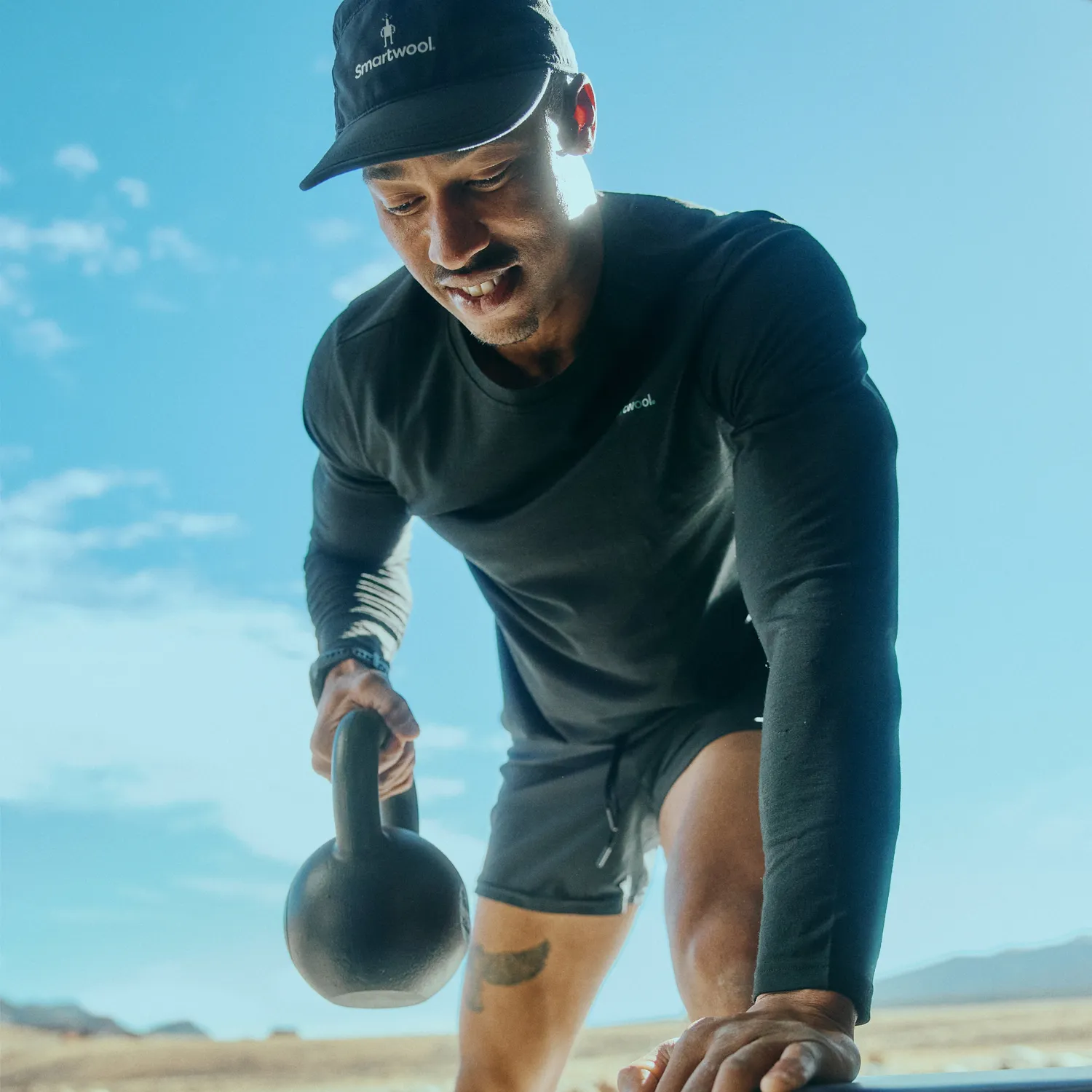 Smartwool Summit Quest Active t-skjorte svart